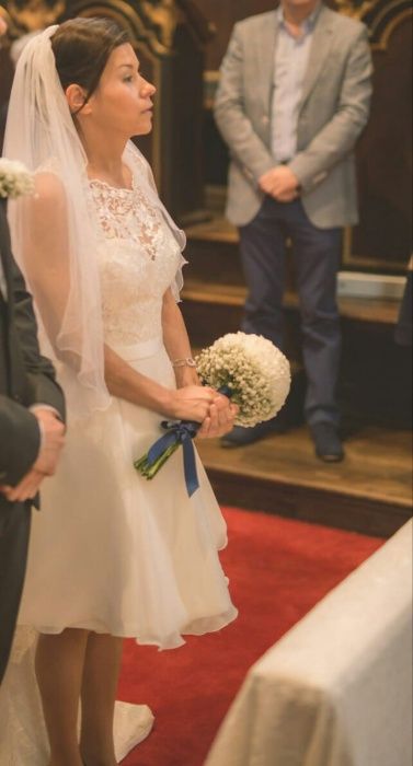 Vestido de noiva curto
