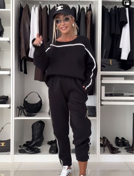 Komplet ocieplany z lampasami