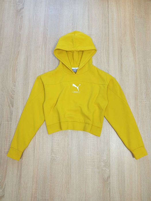 Crop top Puma S bluza z kapturem