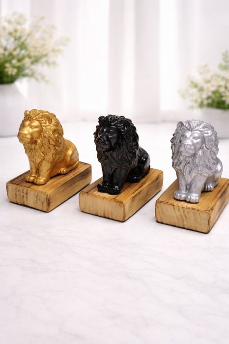 Leões Decorativos Artesanais