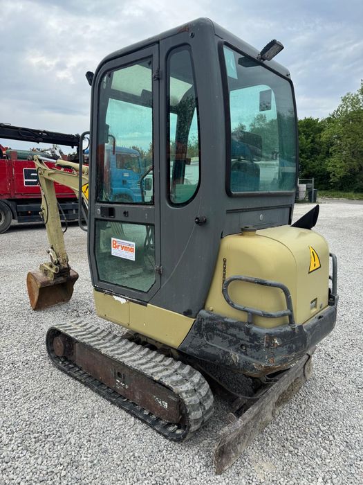 Minikoparka Yanmar B17 rozsuwane podwozie