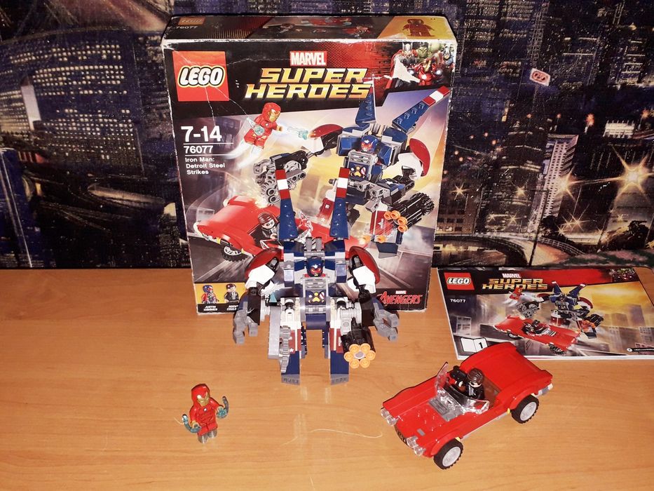 Конструктор LEGO MARVEL Super Heroes. 76077. Iron Man: Detroit Steel Strikes
