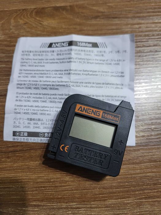 Cyfrowy Tester Miernik baterii i Akumulatorków Aneng 168 Max