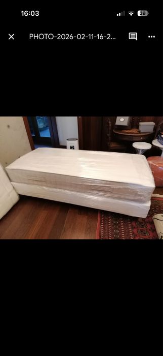 Duas camas com dois colchoes ikea