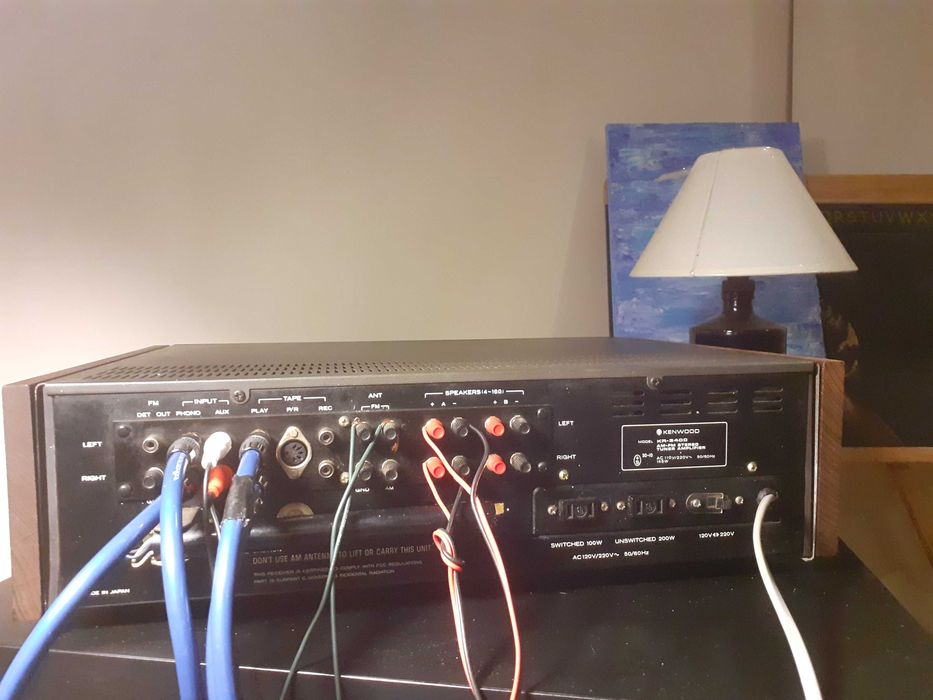 Kenwood Stereo Receiver KR-3400 -Tuner/Amplificador.