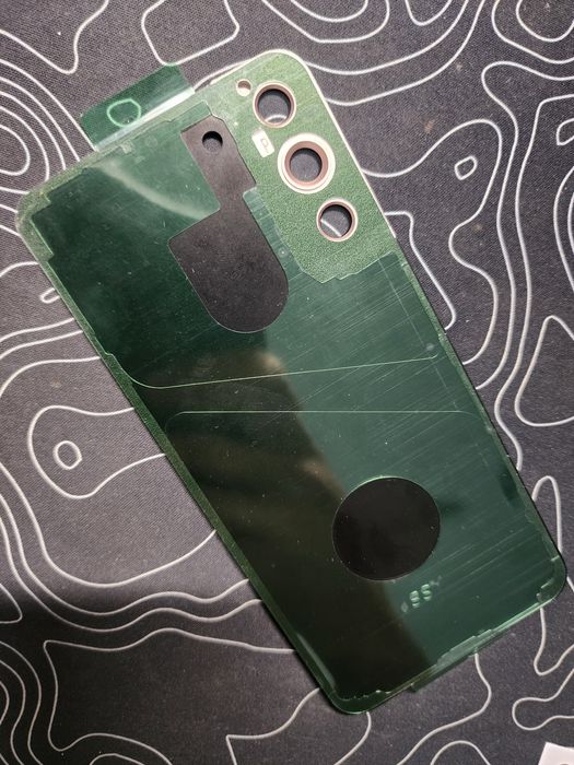 Traseira de vidro s22+ roxo