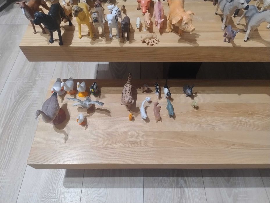 Figurki że zwierzętami