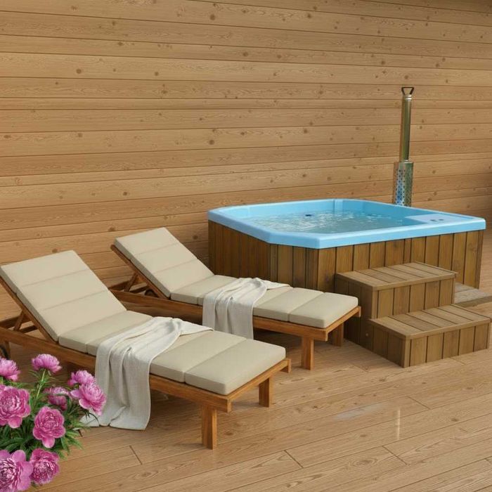 Całoroczna balia 8 os masaż pokrywa LED basen jacuzzi sauna transport