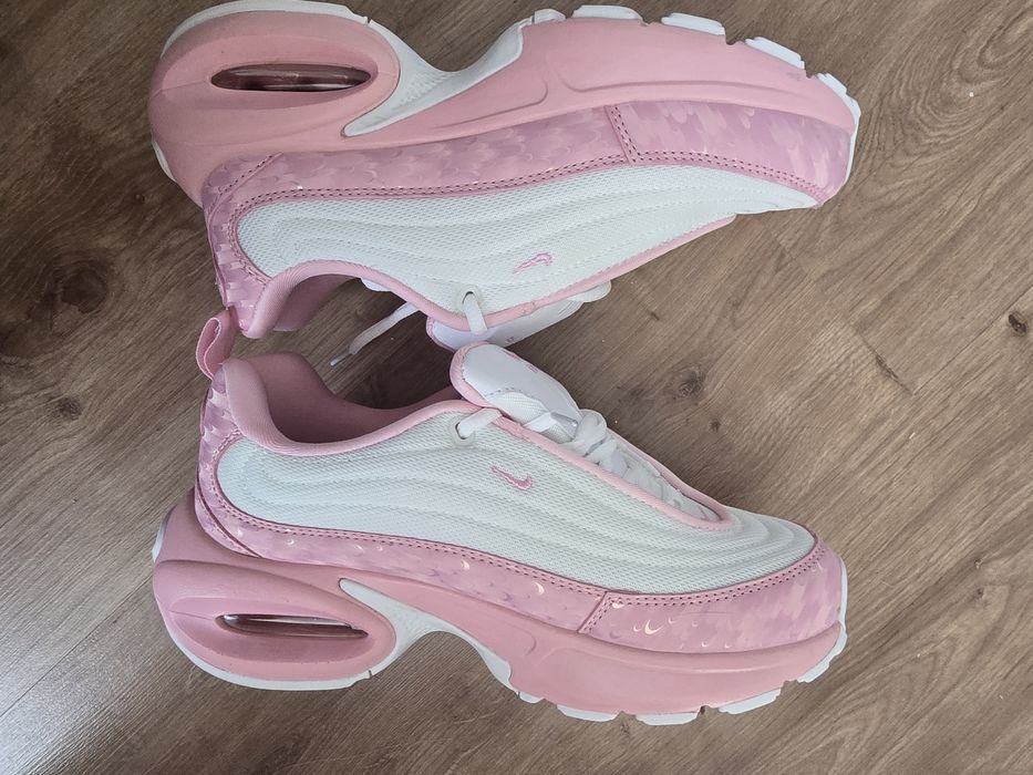 Nike air max bialo rozowe