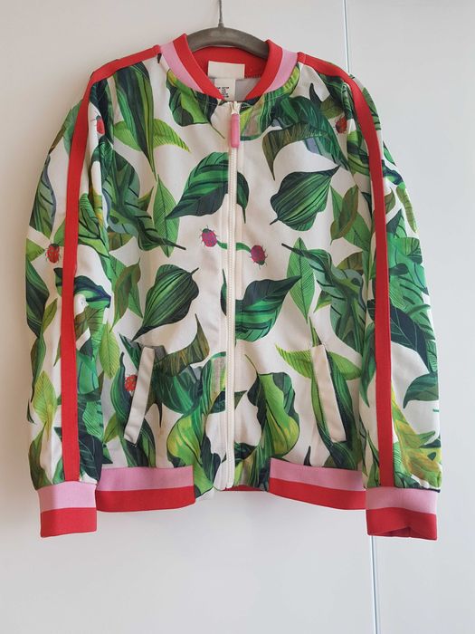 Nowość 2025:) bomberka liście biedronki H&M roz 122/128