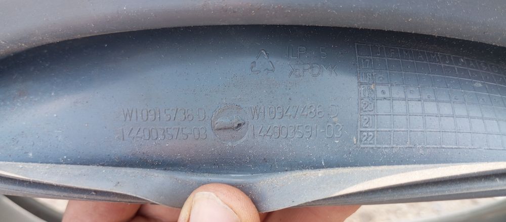 Kołnierz pralki fartuch bębna pralki Whirlpool fwg71283w