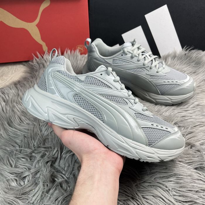 Кросівки чоловічі Puma Morphic Base оригінал сірі 45р
