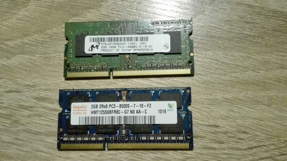 pamięć ram do laptopa 2gb 2rx8pc3 8500s 7