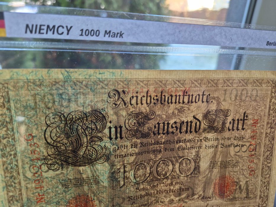 Starocie banknoty ładne stany w solidnych koszulkach