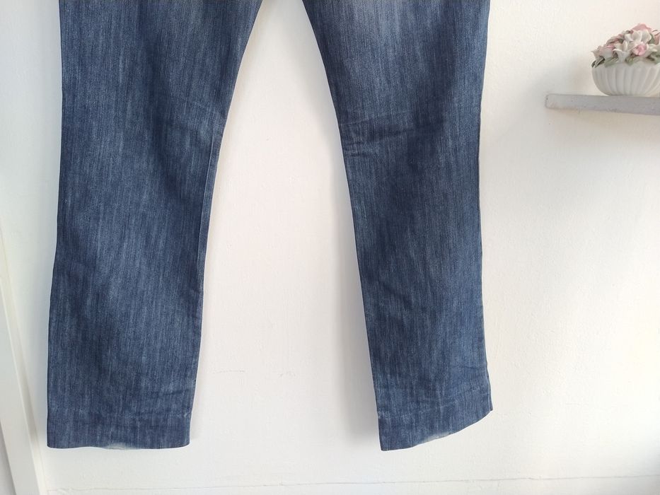 Calças de Ganga Lavagem Média com Pormenores - TRF (Zara) - Tamanho 40