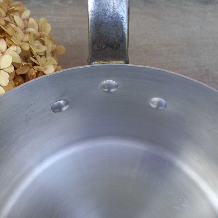 Miedziany garnek miedziany rondel poj. 2 litry - sygnowany