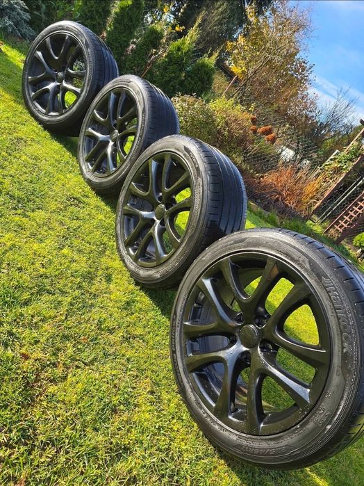 Sprzedam alufelgi 17 opony letnie 5x112