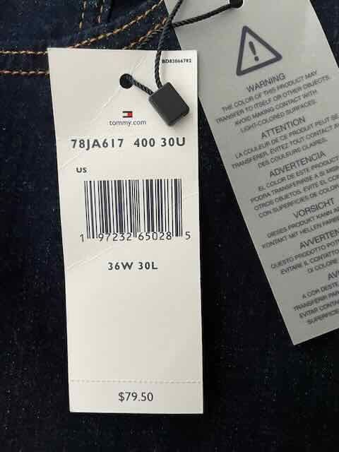 Tommy Hilfiger - jeansy męskie z USA, 36/30.