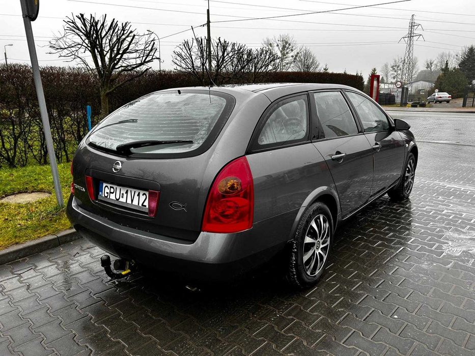 Nissan Primera P12 kombi 2004/1.8 benzyna/zadbany/długie opłaty/hak