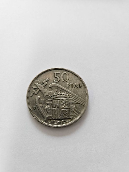 50 Pesetas 1957 com 58 estrelas