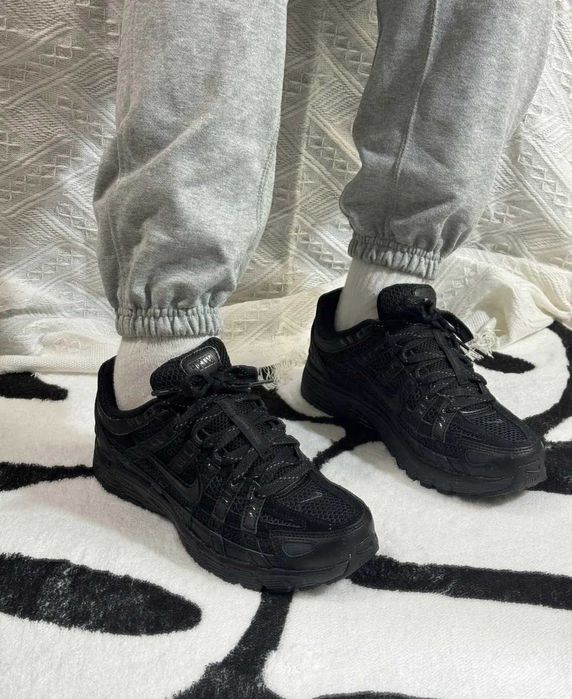 ‼️ Останній 37/38 Розмір‼️Кроссовки Женские Nike P6000 Triple Black/Кросівки Жіночі Найк P 6000