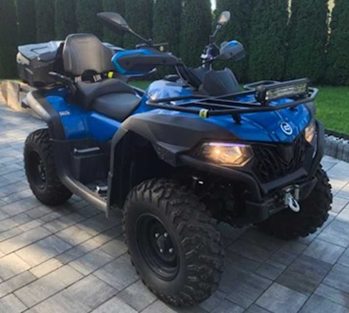 Kufer box ARWIC tył tylny 95L + zamek UNIWERSALNY QUAD ATV Z OPARCIEM