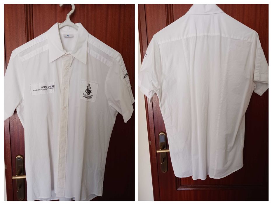Camisa de jovem branca