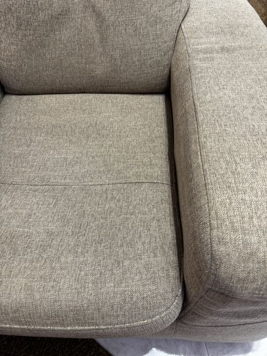 Sofá Creme Areia 1 lugar