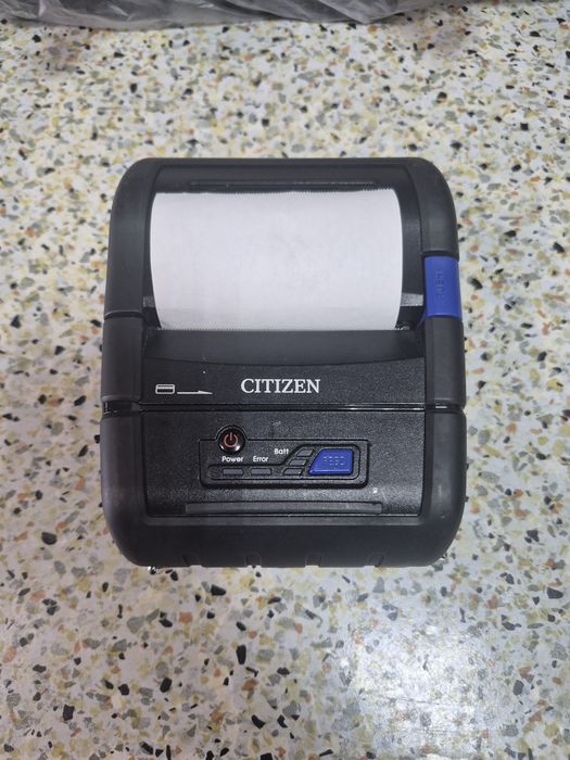 Чековий мобільний термопринтер Citizen CMP-30 Bluetooth