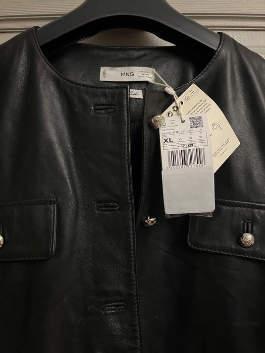 Нова кожана куртка MANGO XLр.