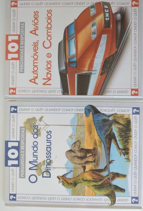 101 perguntas e respostas em 6 livros novos na caixa original