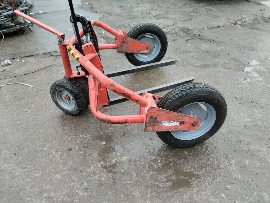 Wózek budowlany brukarski oryginalny jak nowy 1500 kg