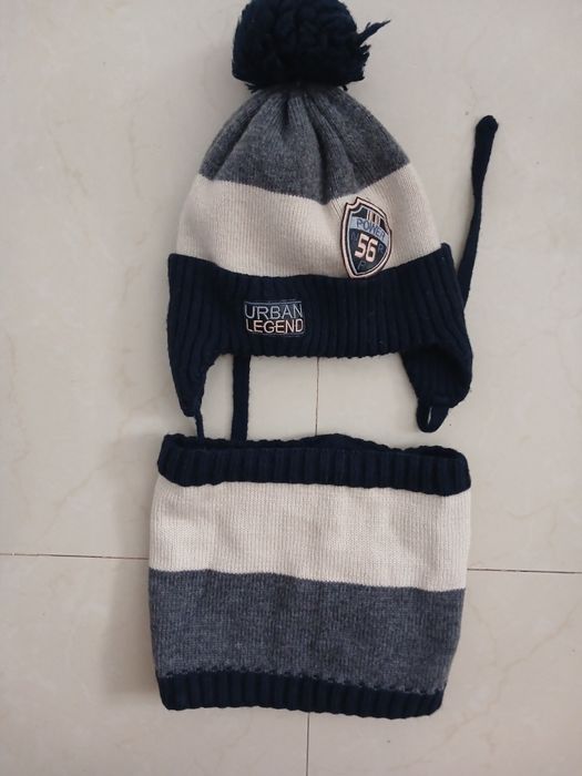 Шапка с хомутом 50-52