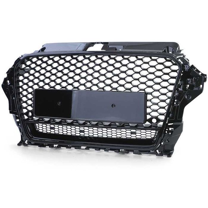Grelha Frontal Audi A3 8V 12-16 Preto Brilhante