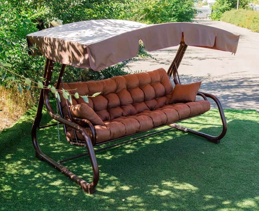 Акция! Качели Садовые "София". Купить Качественные Металлические Раскл