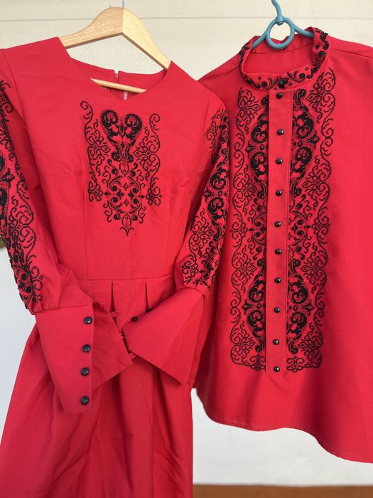 Вишиванка, ручна робота, комплект вишитий для пари