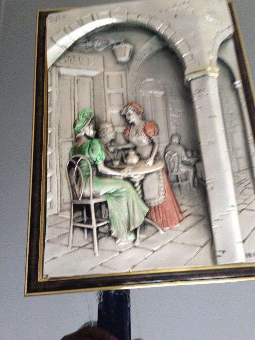 quadro e espelho muito bonito