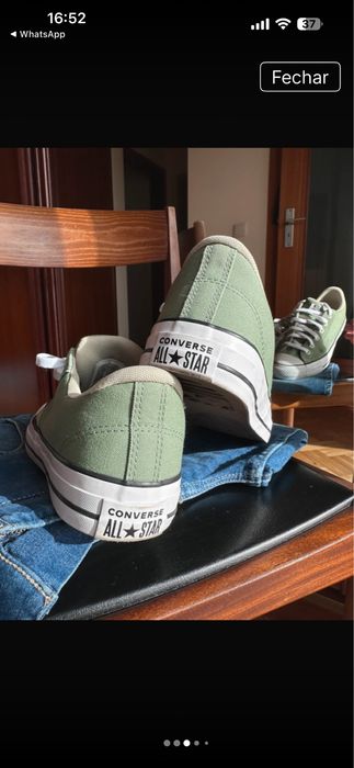 Tenis All-Star verdes Oliva como novos