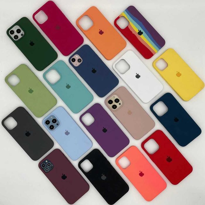 Etui Plecki do iPhone 11 - 12 - 13 - 14 - 15 - 16 - 17 - 18 | Pro Max Plus Mini | Obudowa silicone Case Ochronna Pokrowiec Nakładka