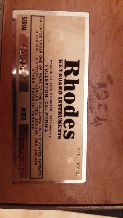 Fender Rhodes Stage Piano Mark I 73 [1975]