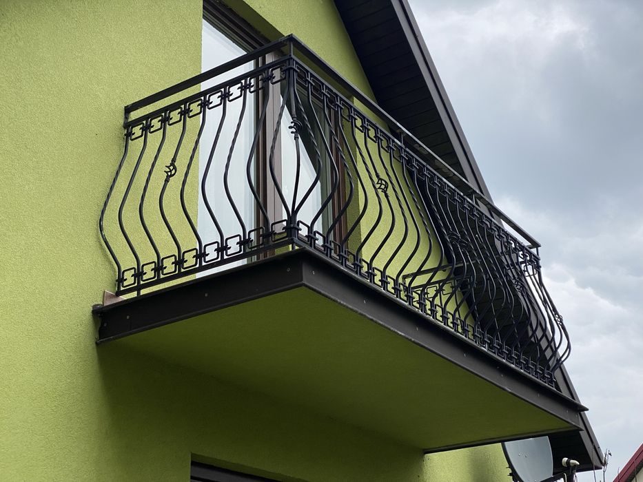 Ocynkowana balustrada barierka na balkon