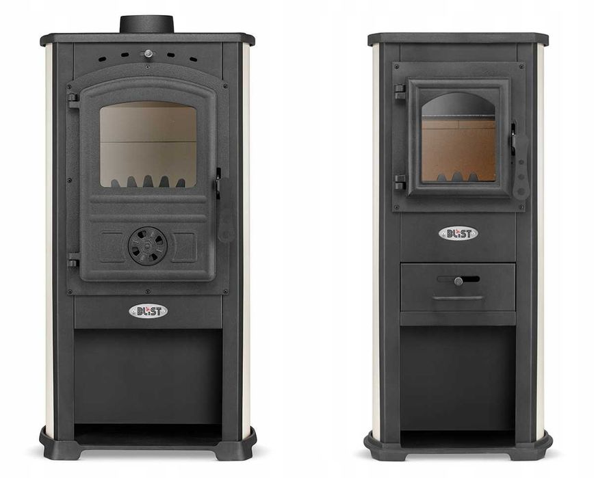 PIEC piecyk kominek stalowy koza mocny żeliwny 12 KW Poznań