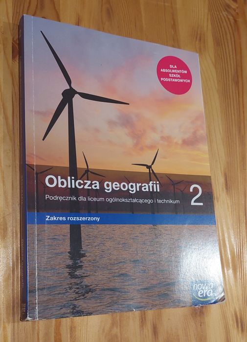 Podręcznik do geografii do 2 klasy liceum, technikum.