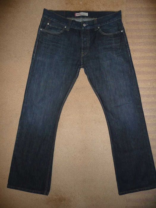 Spodnie dżinsy LEVIS 512 W36/L32=48,5/109cm jeansy
