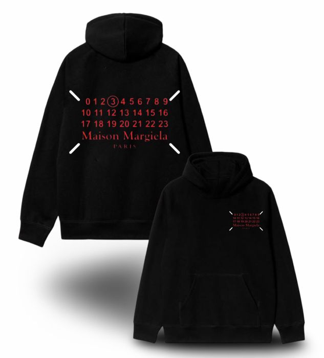 Худи Maison Margiela Paris Logo Унисекс мейсон марджела MM6 толстовка