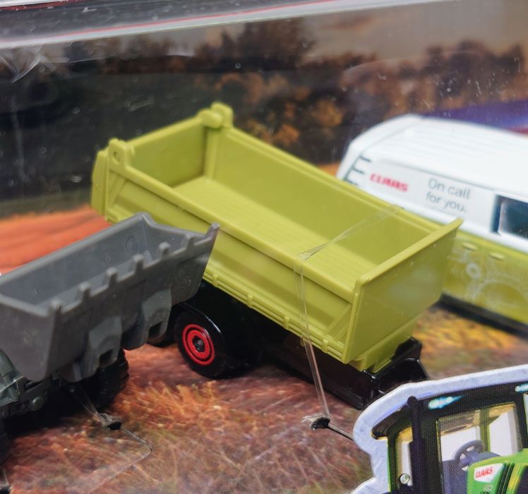 Majorette farm edition series CLAAS kombajn traktor id Buzz VW diorama resorak