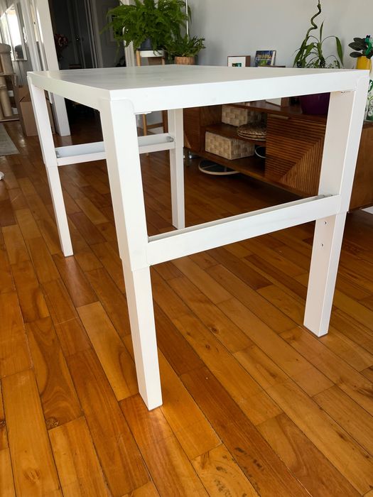 Secretária infantil, altura regulável branco, 96x58 cm