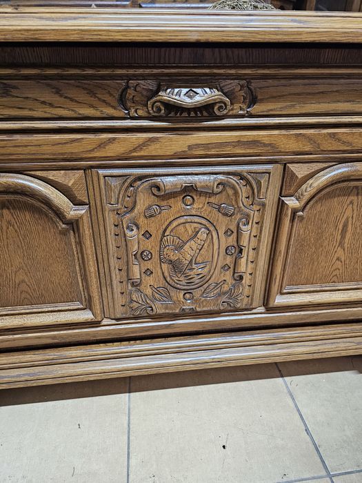 Skrzynia komoda dębowa Piotrówek