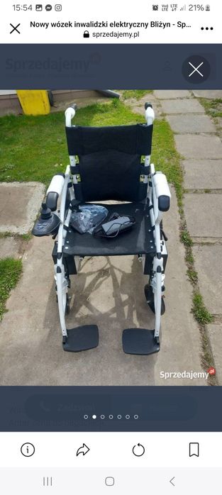 Wozek inwalidzki elektryczny nowy antar