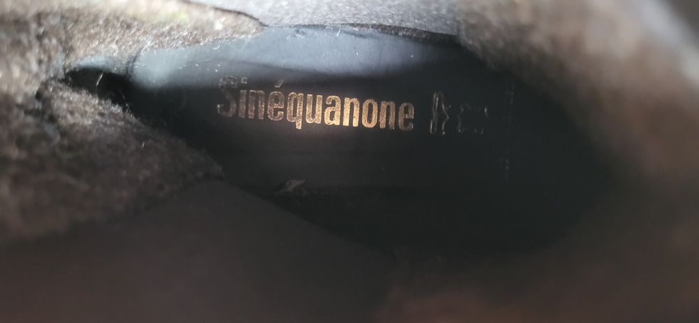 Skórzane botki Sinéquanon rozmiar 38